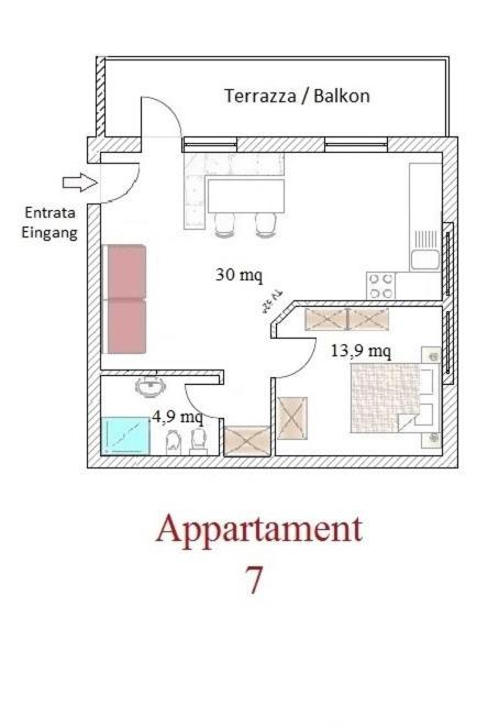 Residence Kramhuter Sexten Oda fotoğraf